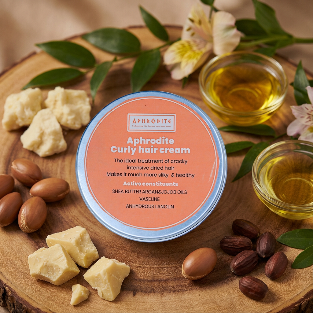 كريم افروديت الطبيعي لترطيب الشعر الكيرلي ومنع الهيشان