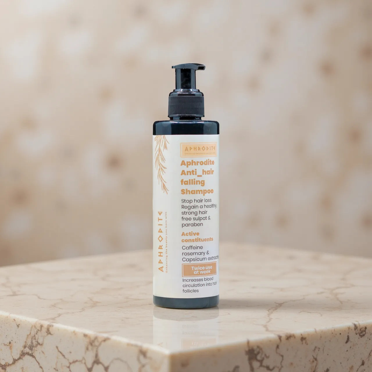 شامبو علاج التساقط المزمن – بخلاصة إكليل الجبل والشطة